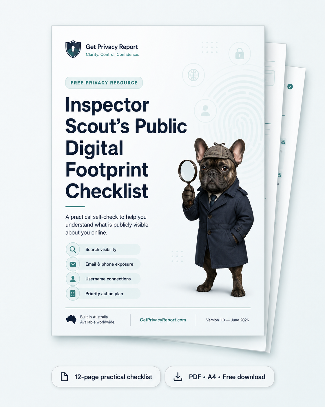 Inspector Scout's Public Digital Footprint Checklist preview